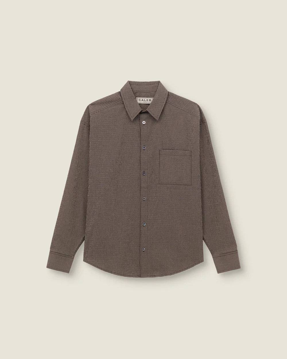 Caleb - Classic Boxy Shirt - Charcoal