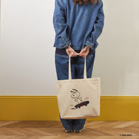 Peanuts x Merci - Tote bag en coton Skate - Ecru