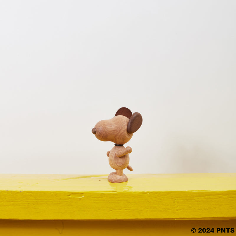 Snoopy en bois de chêne