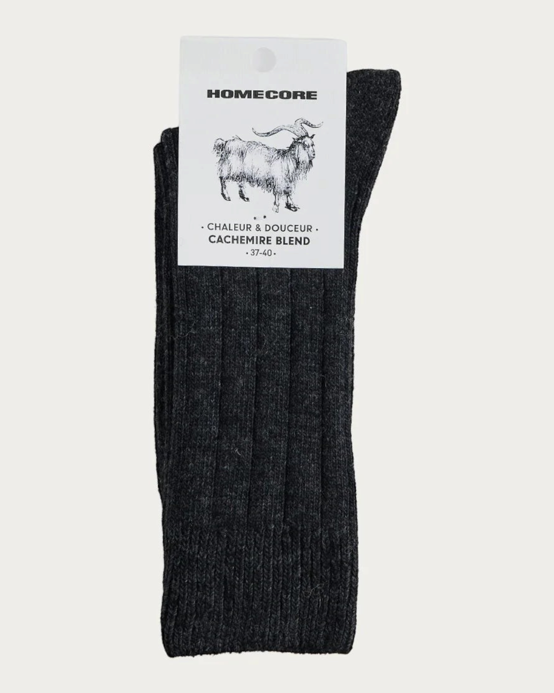 Homecore - Cashmere Socks - Anthracite