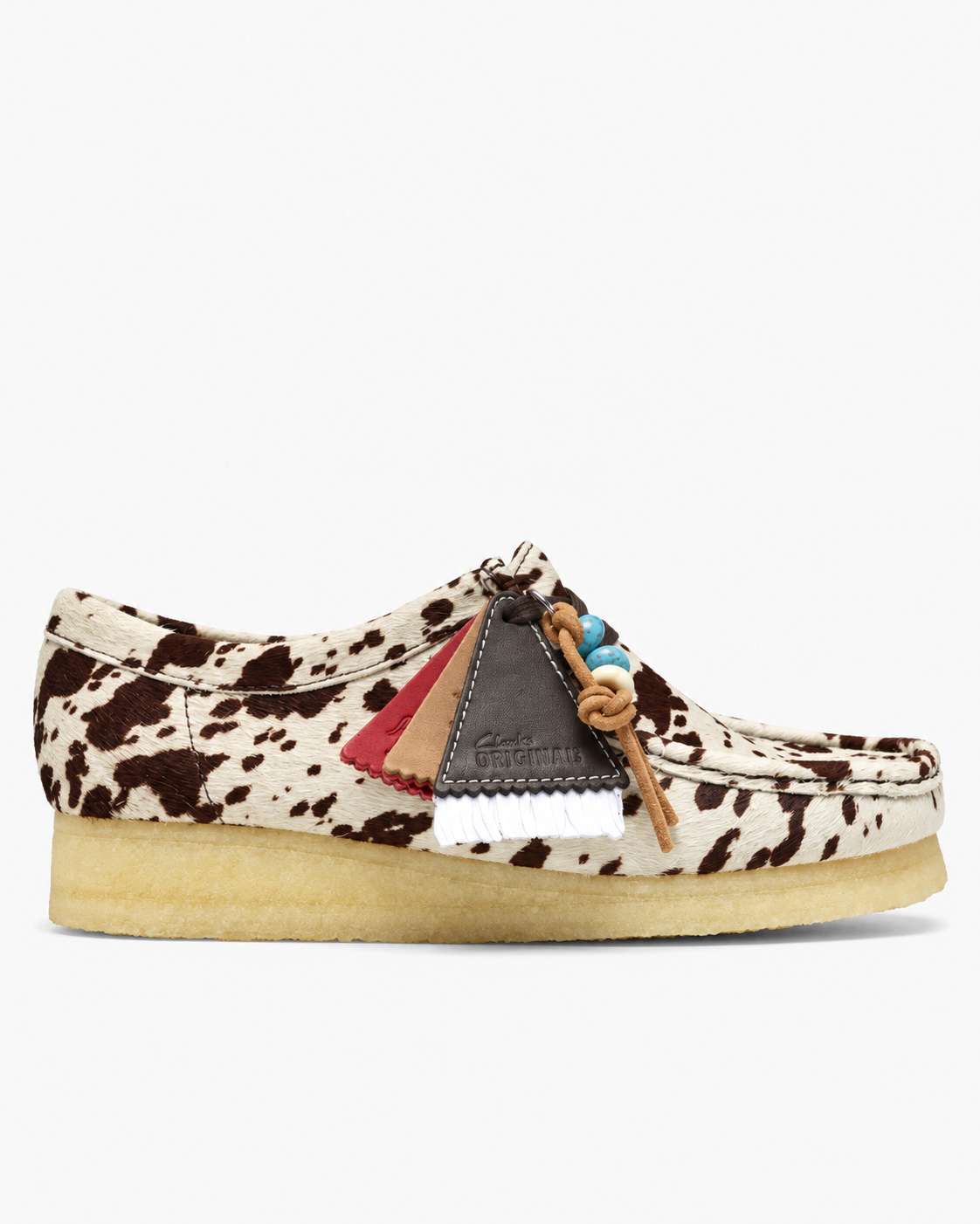 Clarks - Wallabee Moccasins - Cow Print