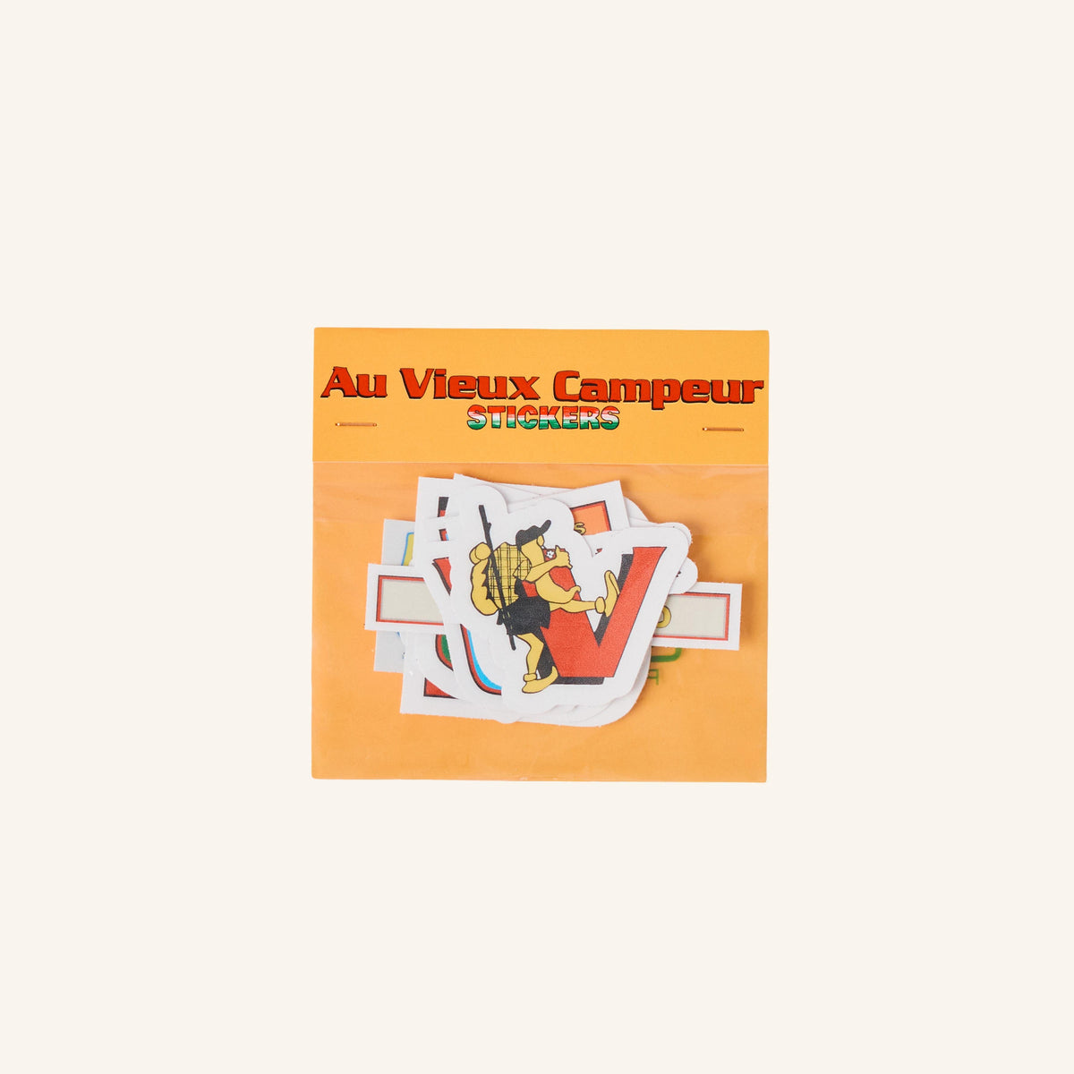 Au Vieux Campeur - Congés Payés - Stickers Au Vieux Campeur - Logo