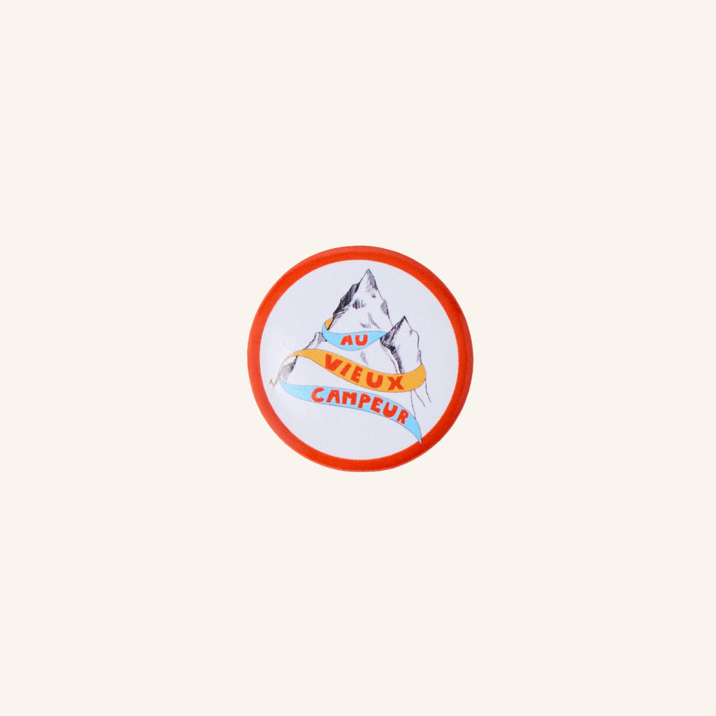 Au Vieux Campeur - Paid Leave - Mountain Ribbon Badge