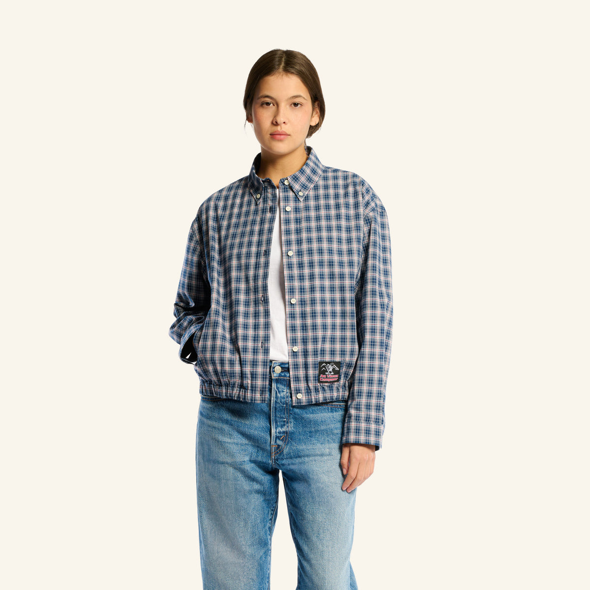Au Vieux Campeur - Congés Payés - Claude checked jacket - Blue & White