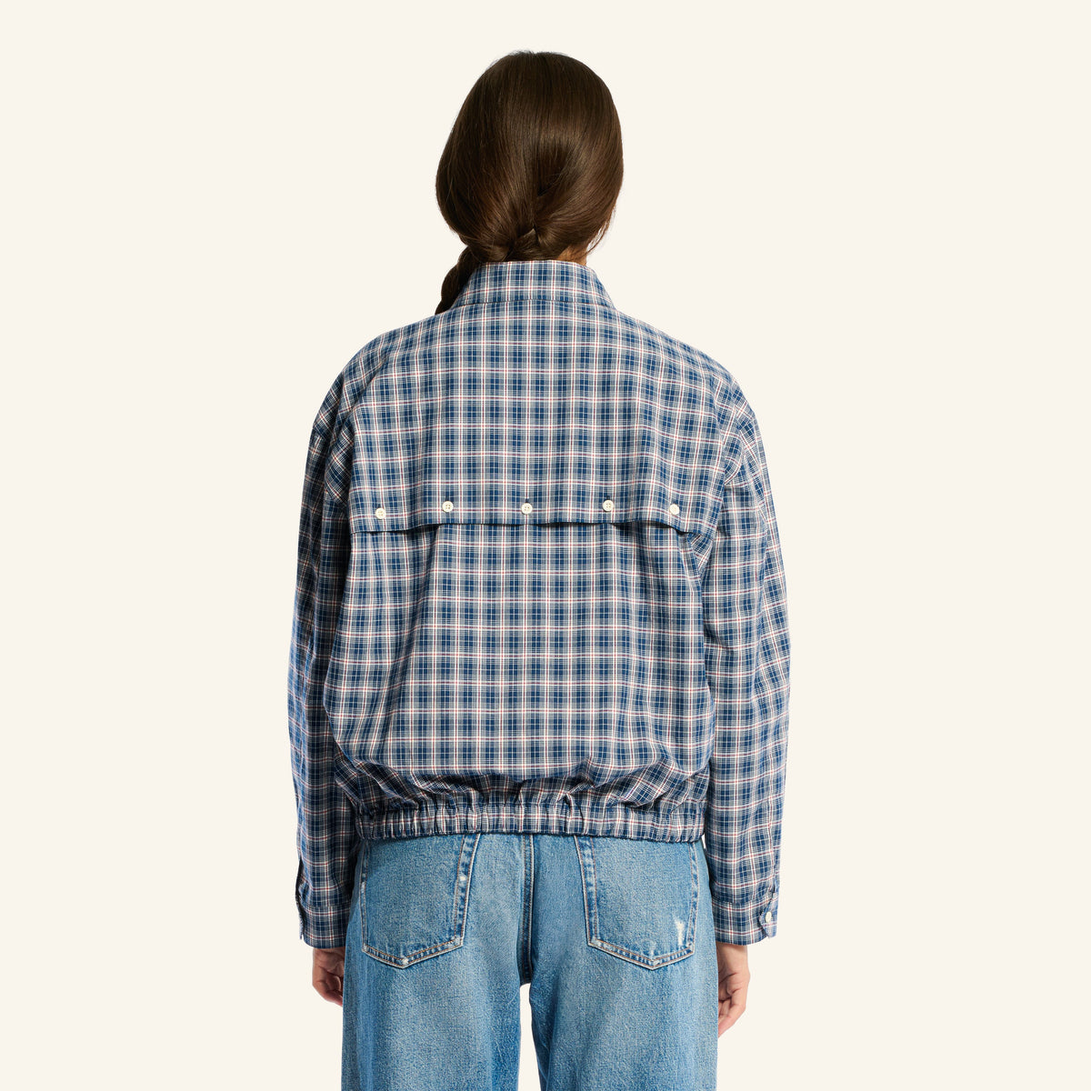 Au Vieux Campeur - Congés Payés - Claude checked jacket - Blue & White