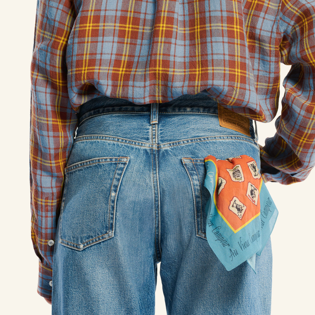 Au Vieux Campeur - Congés Payés - Domi Bandana - Blue & Orange
