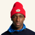 Au Vieux Campeur - Congés Payés - Bonnet Ben - Rouge