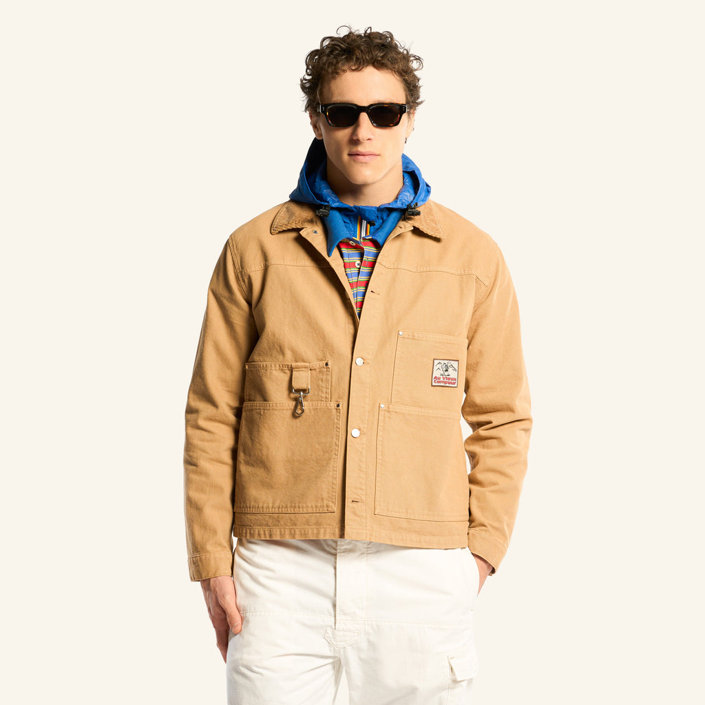Au Vieux Campeur - Congés Payés - Veste Canva Henri - Beige