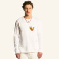 Au Vieux Campeur - Congés Payés - T-Shirt Manches Longues Grimpeur - Blanc