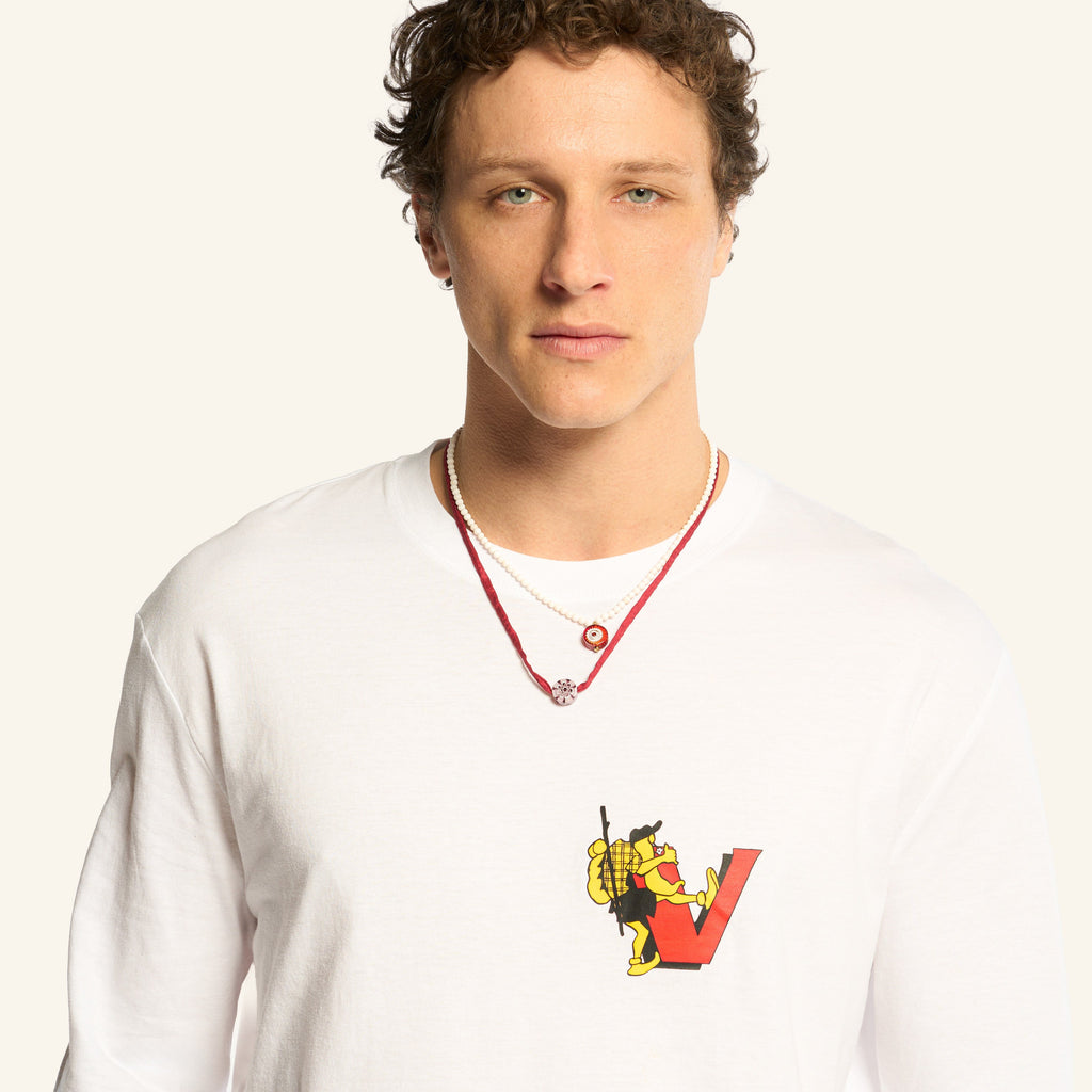 Au Vieux Campeur - Congés Payés - T-Shirt Manches Longues Grimpeur - Blanc