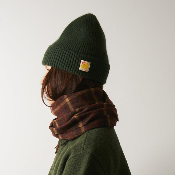 Merci - Bonnet Lucky - Olive & Jaune