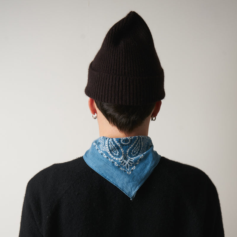 Merci - Bonnet Lucky - Marron & Bleu