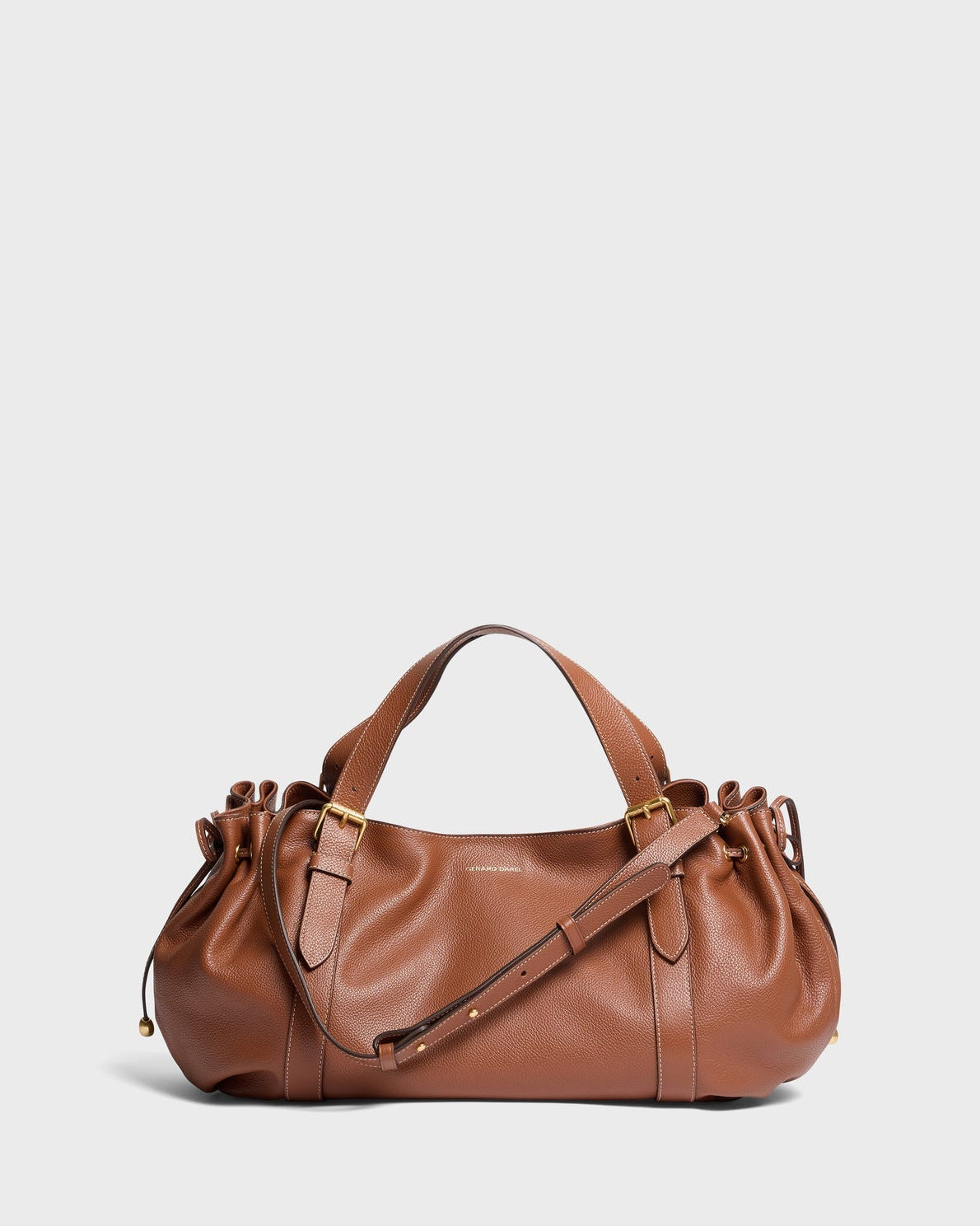 Gerard Darel - Sac À Main En Cuir Grainé Premium Le 24H - Tan