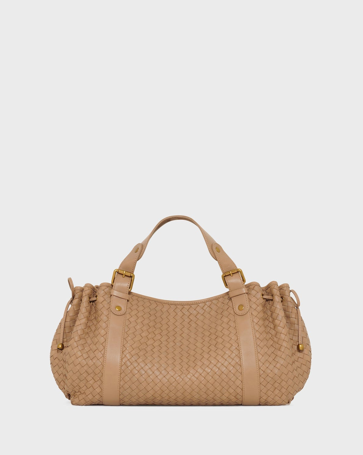 Gerard Darel - Sac À Main En Cuir Tressé 24H - Caramel