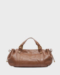 Gerard Darel - Sac À Main En Cuir Effet Froissé 24H - Chamois