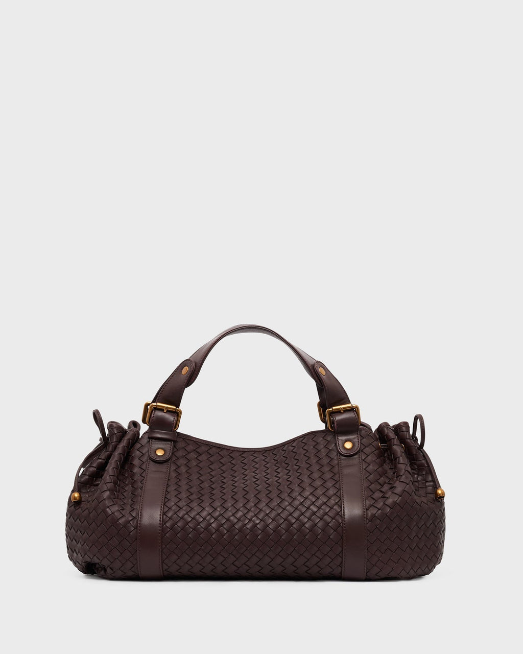Gerard Darel - Sac À Main En Cuir Tressé 24H - Bordeaux