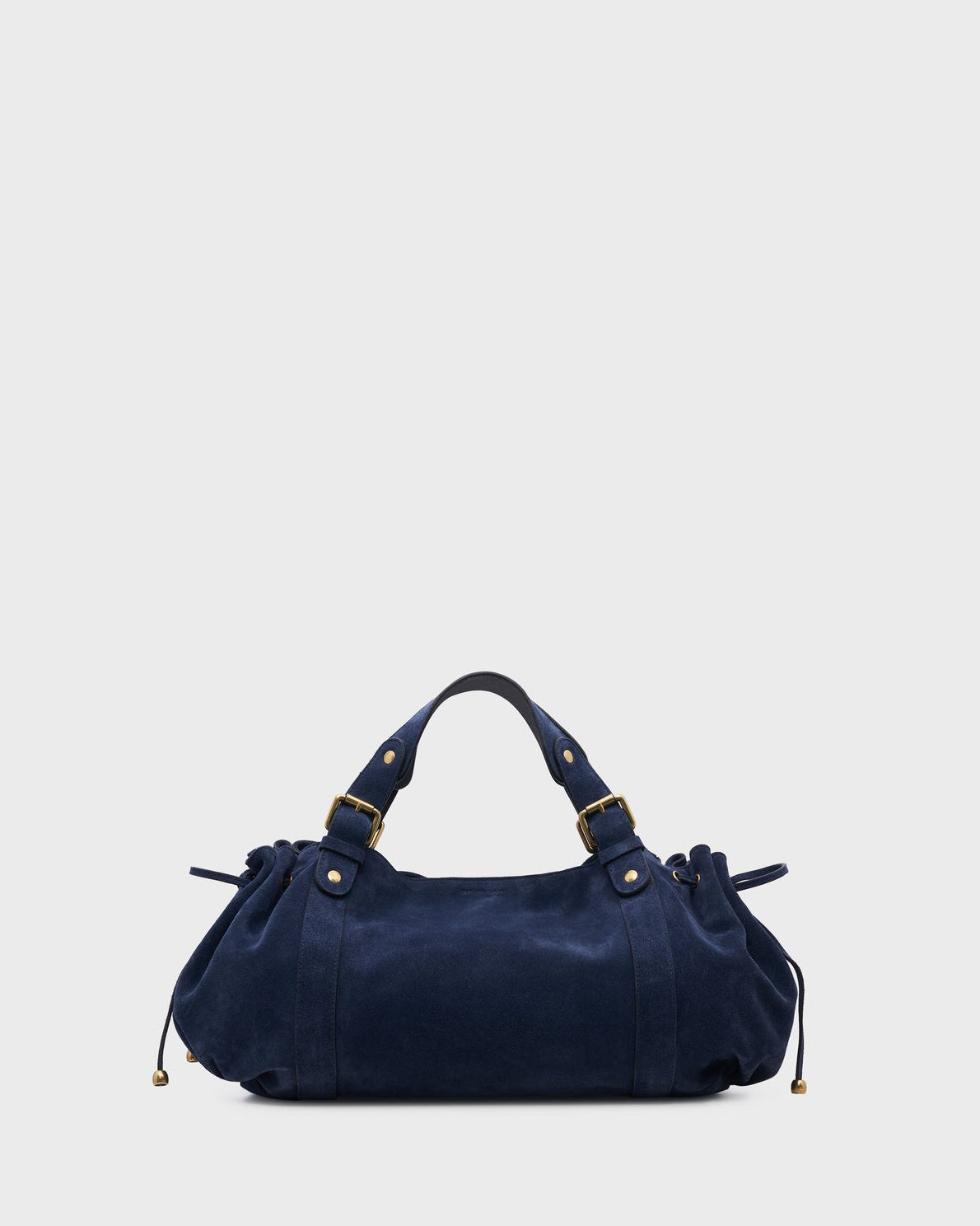 Gerard Darel - Sac À Main En Cuir Velours 24H Folk - Encre