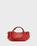 Merci x Gerard Darel - Mini 12H Goatskin Leather Handbag - Red