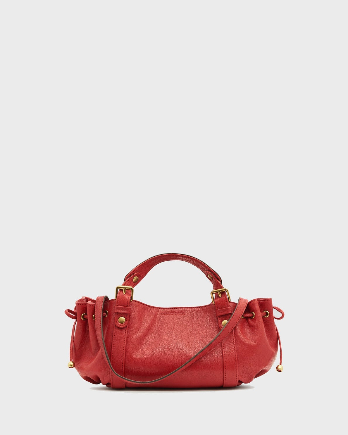 Merci x Gerard Darel - Mini Sac À Main En Cuir De Chèvre 12H - Rouge