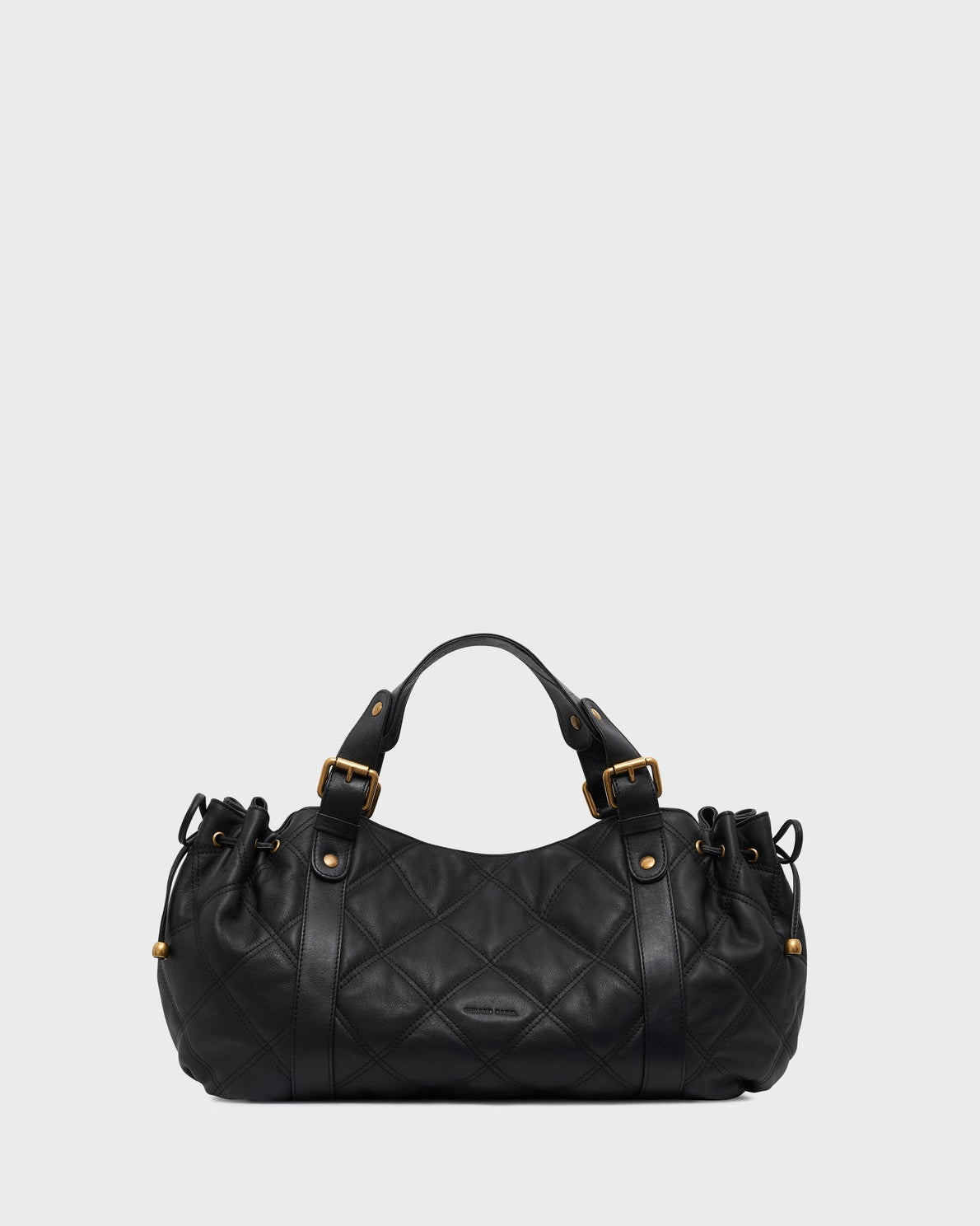 Gerard Darel - Sac À Main En Cuir Matelassé 24H - Noir