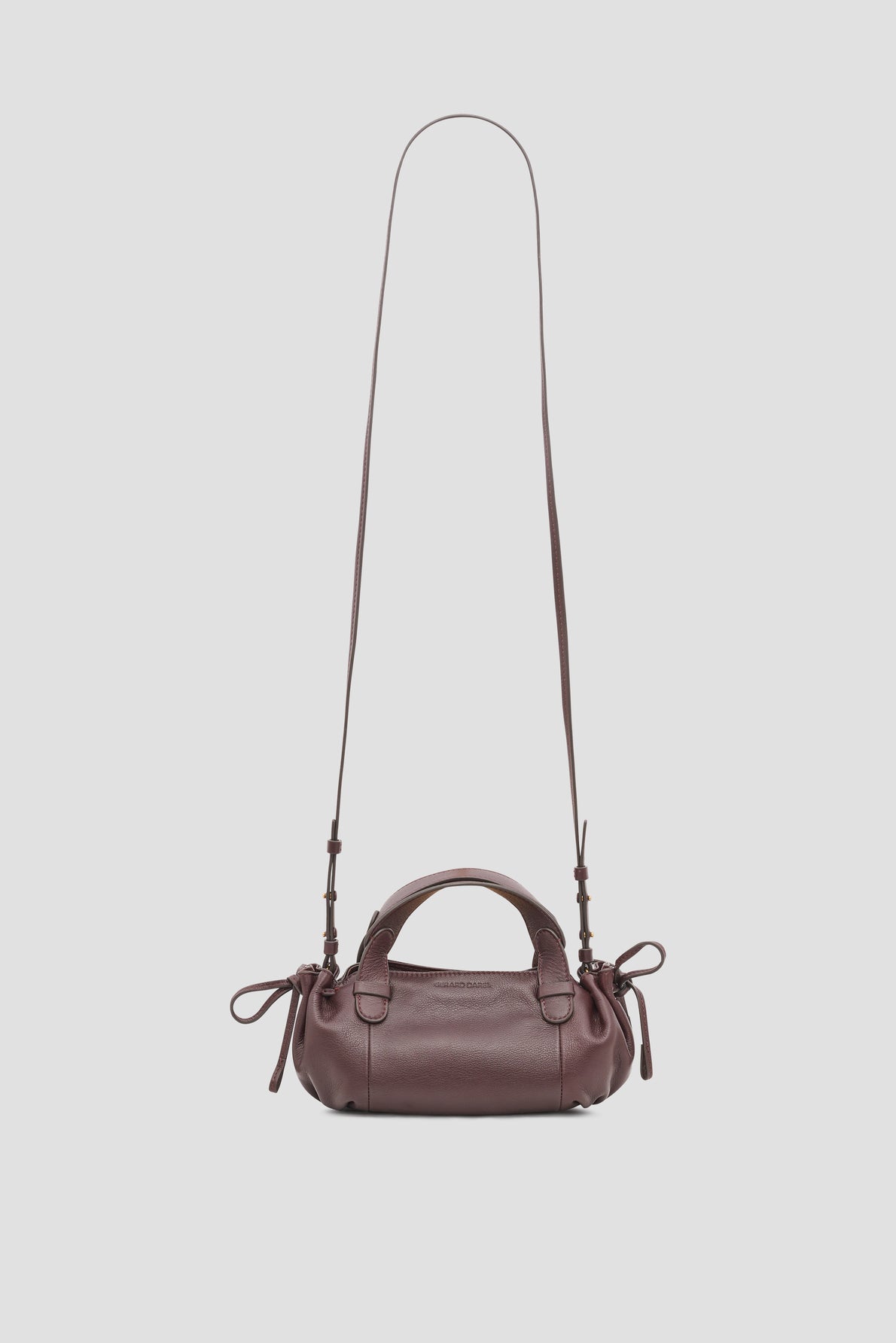 Merci x Gerard Darel - Micro 24 Bag - Burgundy