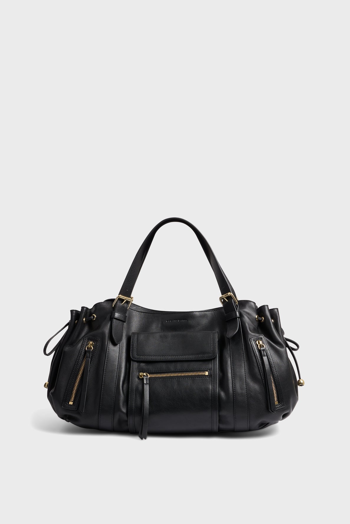 Gerard Darel - Sac À Main En Cuir Avec Poches Zippées St Germain - Noir
