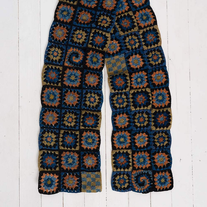 Story MFG - Echarpe en Crochet - Bleu