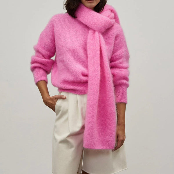 Surprise - Écharpe Mohair Donna - Rose