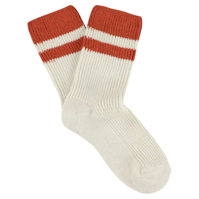 Escuyer - Chaussettes Stripes - Ecru