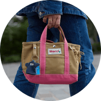 Merci canvas shopping bag