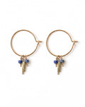 Tassia Canellis - Boucles D'oreilles Demeter - Lapis Lazuli
