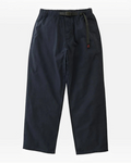 Pantalon droit Merci Paris Gramicci en sergé de coton bleu marine avec ceinture intégrée ajustable