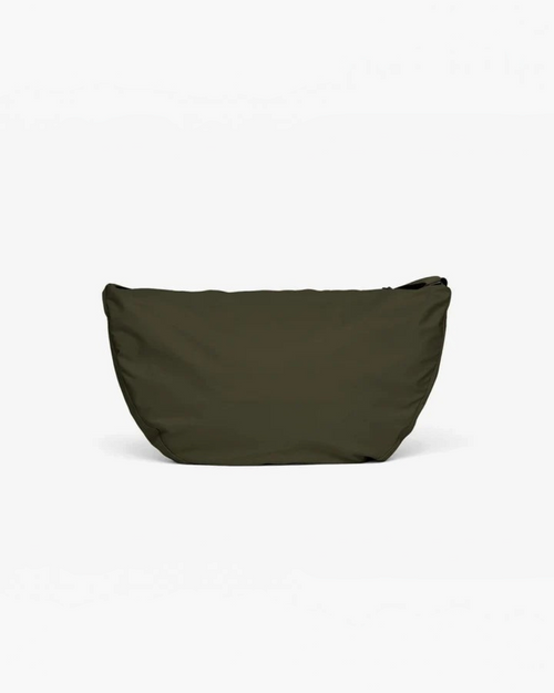 Sac messager Merci Paris AY Studios en nylon recyclé kaki au design scandinave épuré et fonctionnel