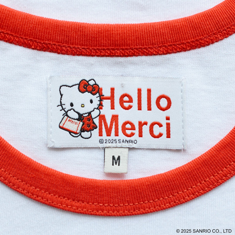 Hello Kitty x Merci  - T-Shirt - Blanc & Rouge