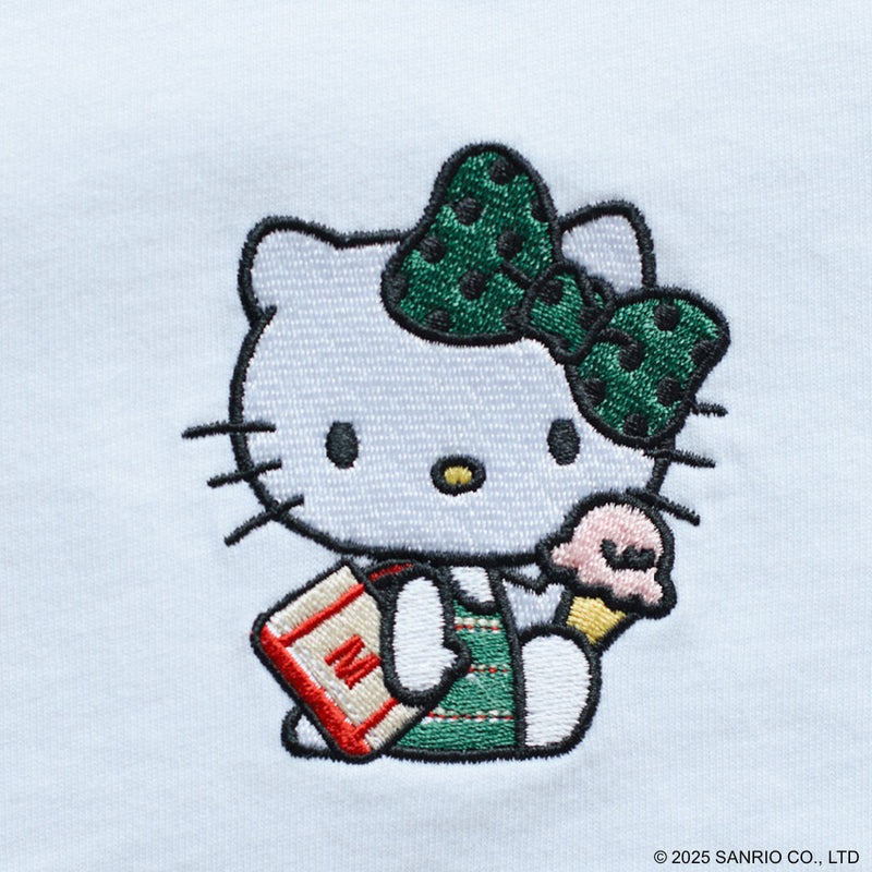 Hello Kitty x Merci  - T-Shirt - Blanc & Vert