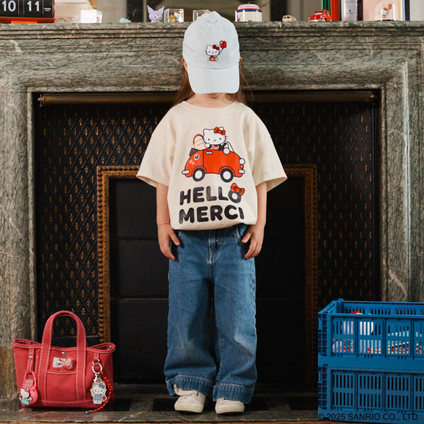 Hello Kitty x Merci  - T-Shirt Enfant Fiat - Ecru