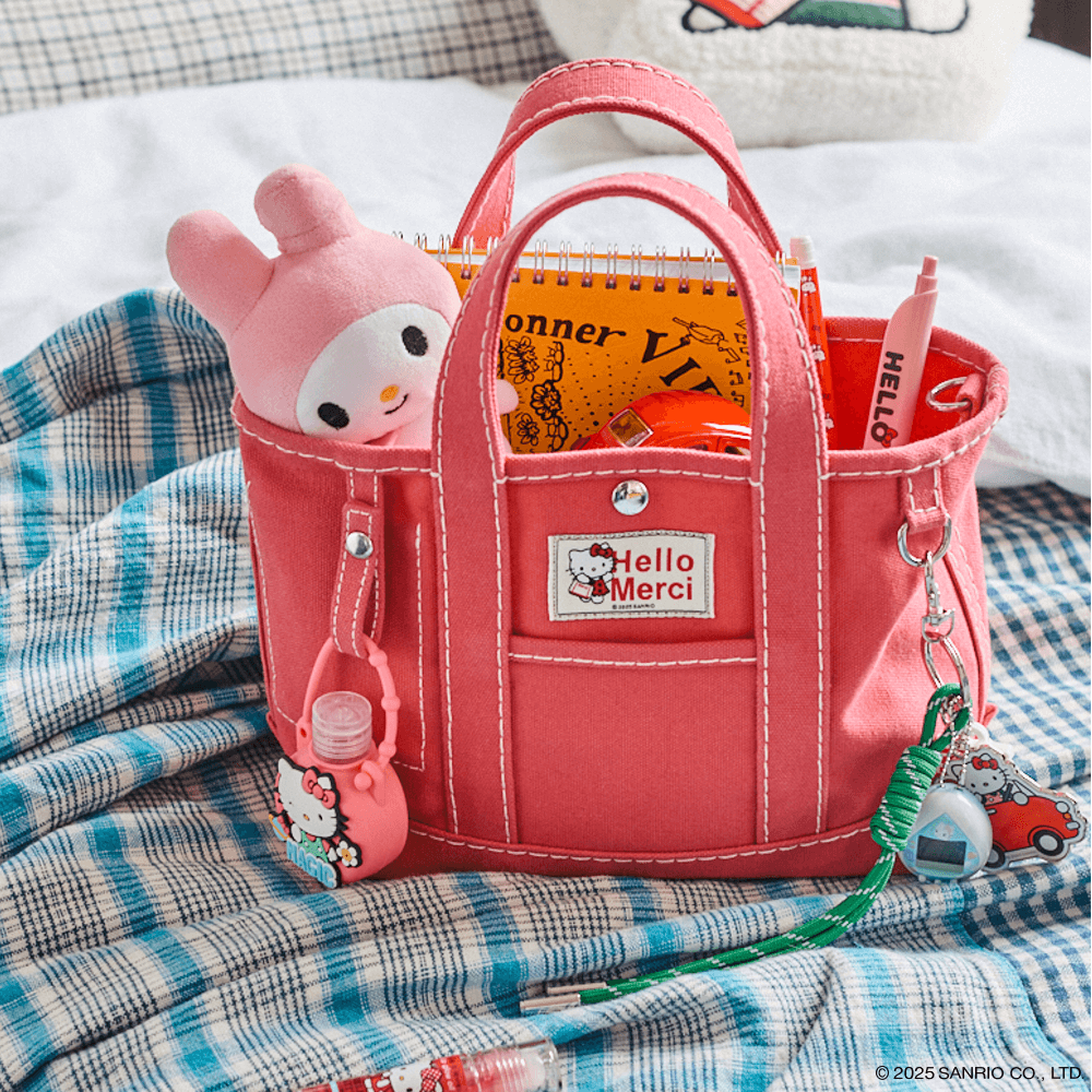 Hello Kitty x Merci♥キャンバストートバッグ M☆柄3色☆ 50301_1.jpg