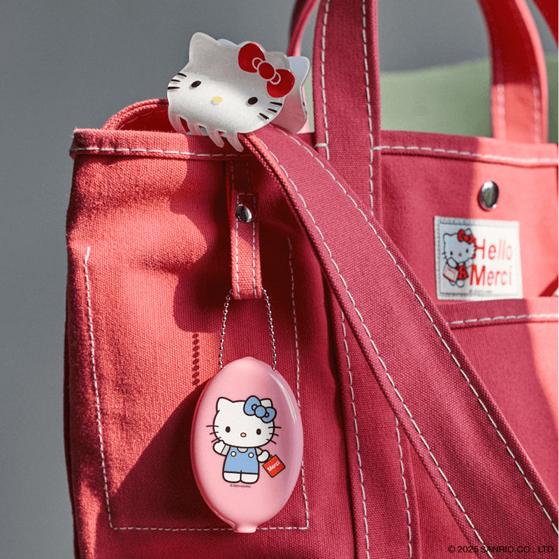 Hello Kitty x Merci - Porte clé monnaie - Rose