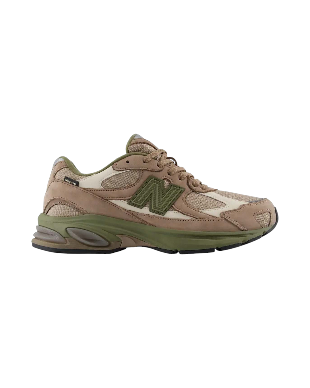 Baskets Merci Paris New Balance Abzorb 2010X en nubuck et mesh beige avec membrane GORE-TEX et semelle amortissante