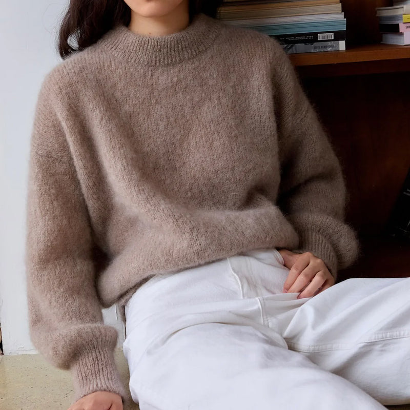 Surprise - Pull Mohair Jane - Taupe