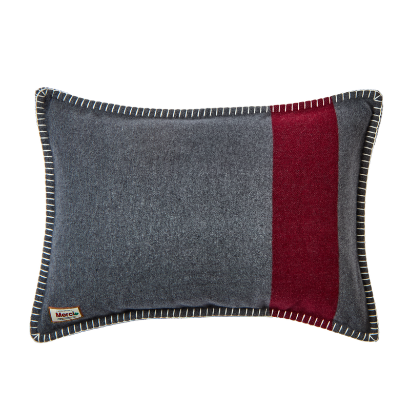 Coussin Merci - Gris