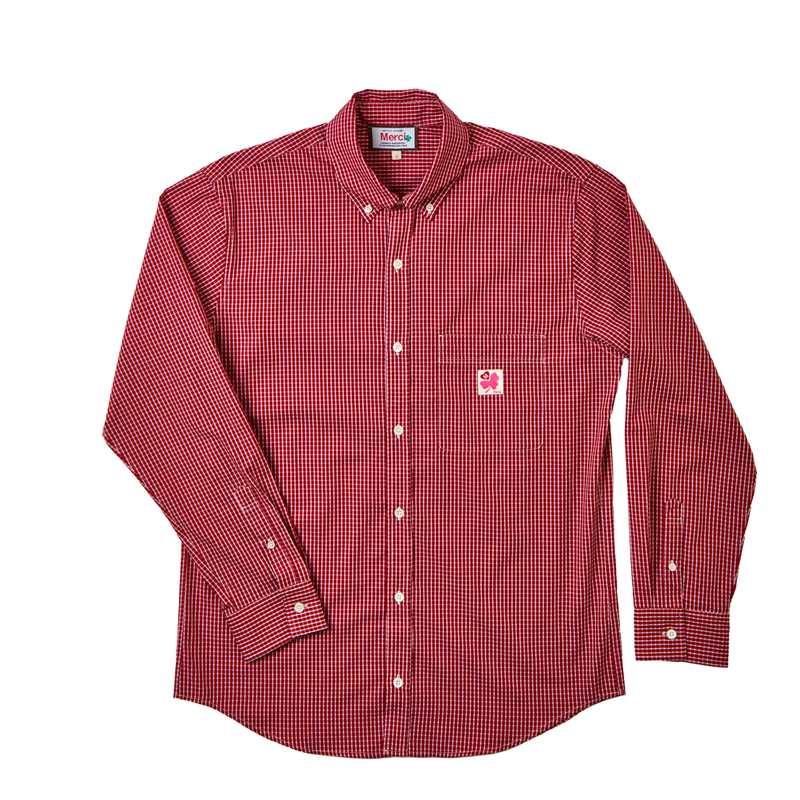 Merci - Chemise Basile - Carreaux Rouge