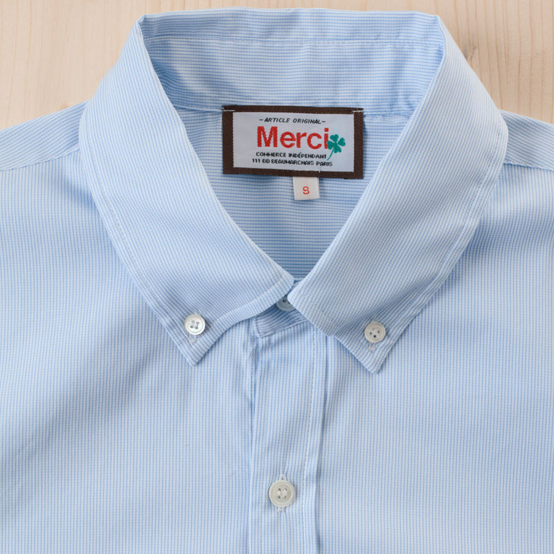 Merci - Chemise Basile - Carreaux Bleu