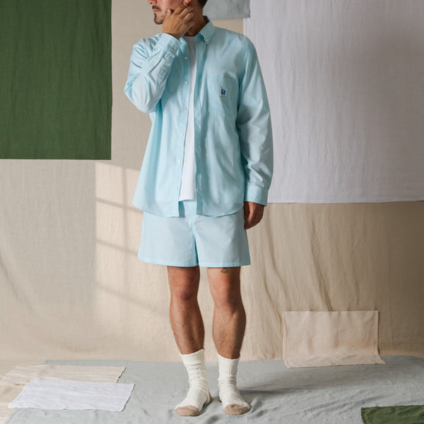 Merci - Chemise Basile - Turquoise