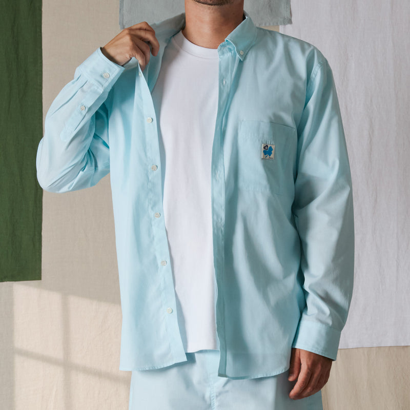 Merci - Chemise Basile - Turquoise