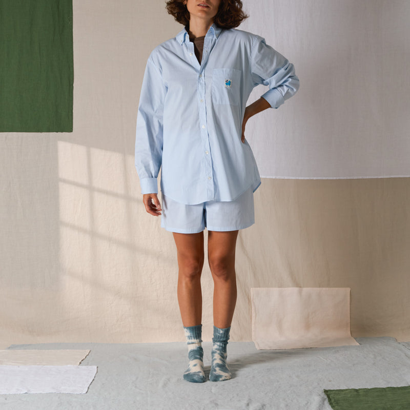 Merci - Chemise Basile - Carreaux Bleu