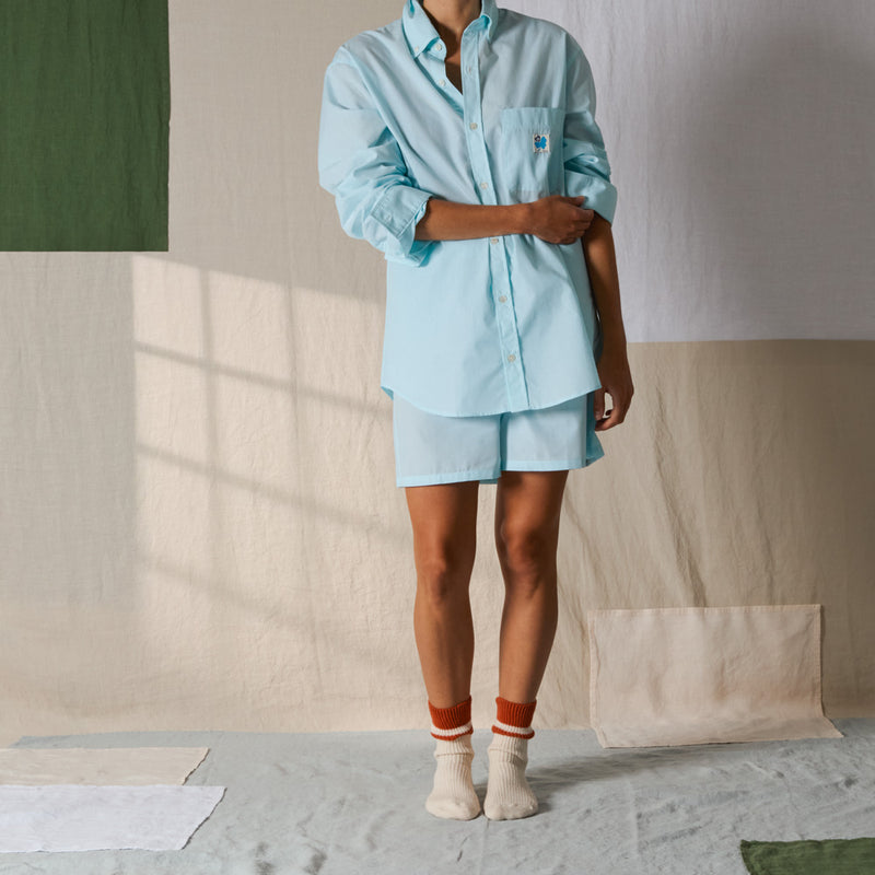 Merci - Chemise Basile - Turquoise