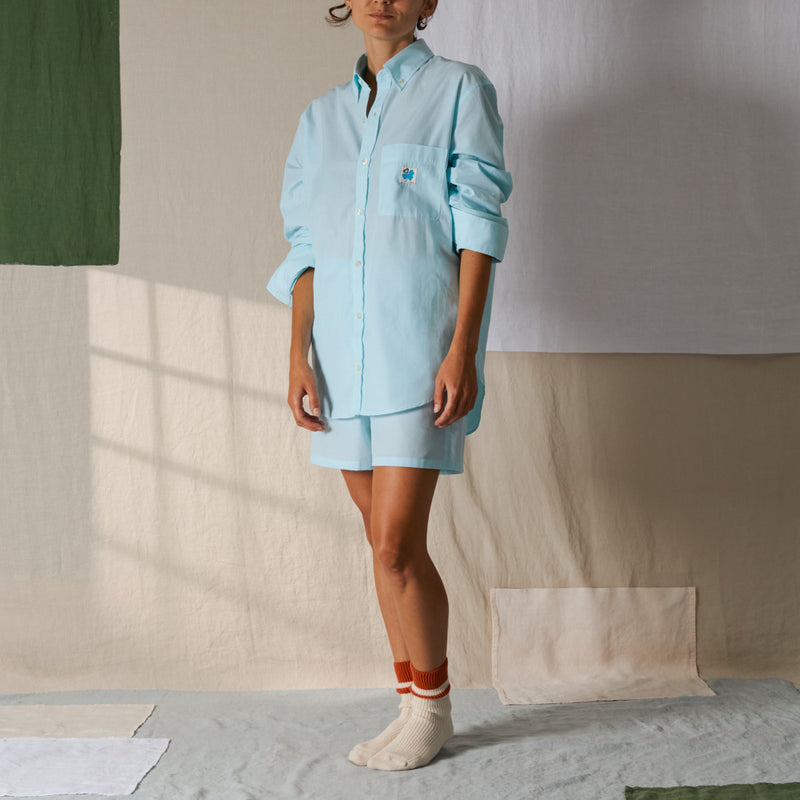 Merci - Chemise Basile - Turquoise