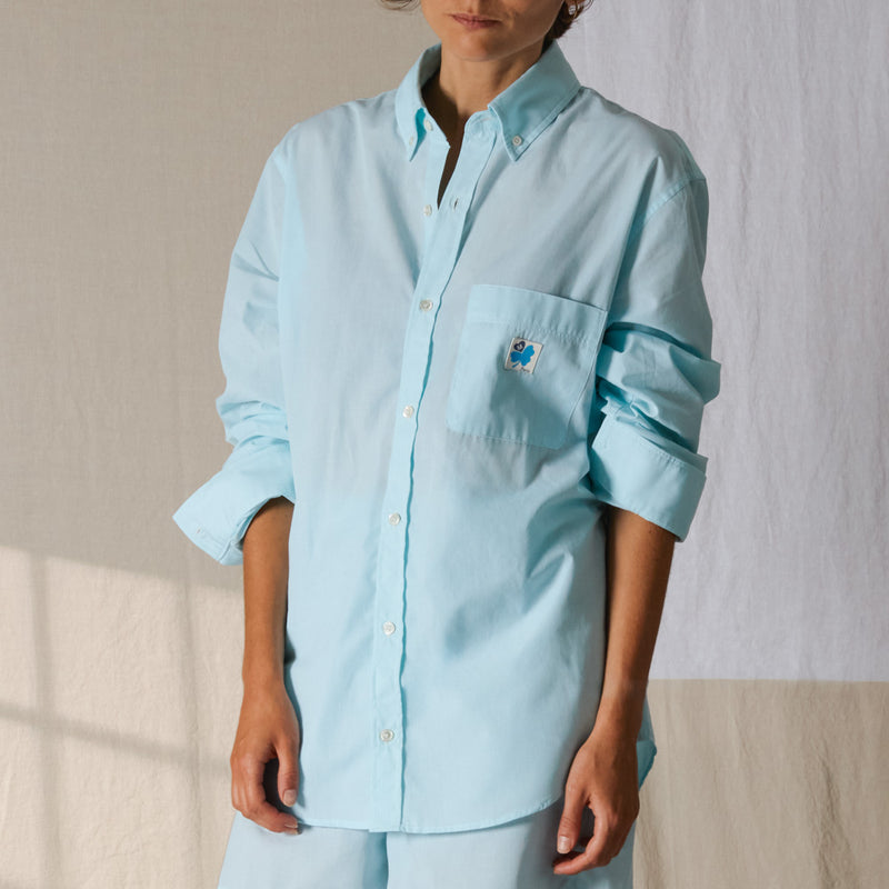 Merci - Chemise Basile - Turquoise