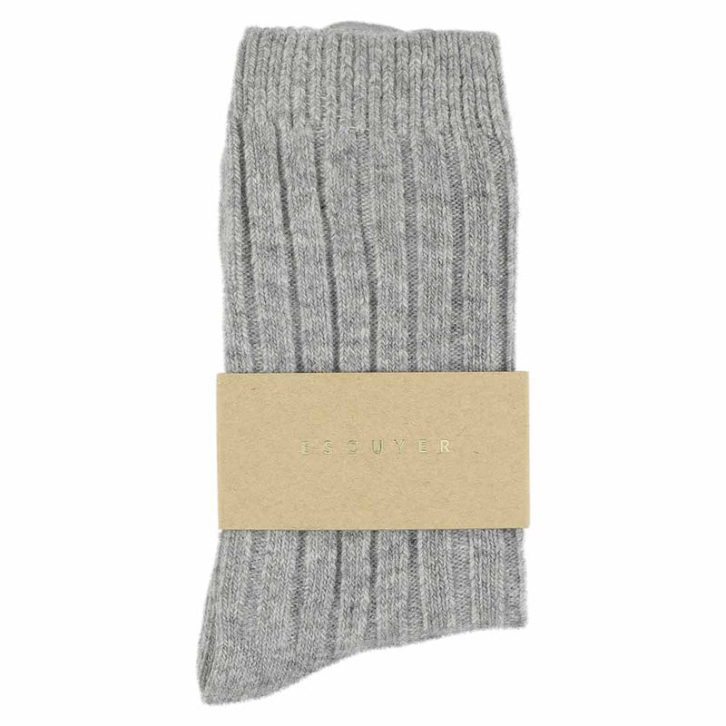 Escuyer - Chaussettes Crew - Gris